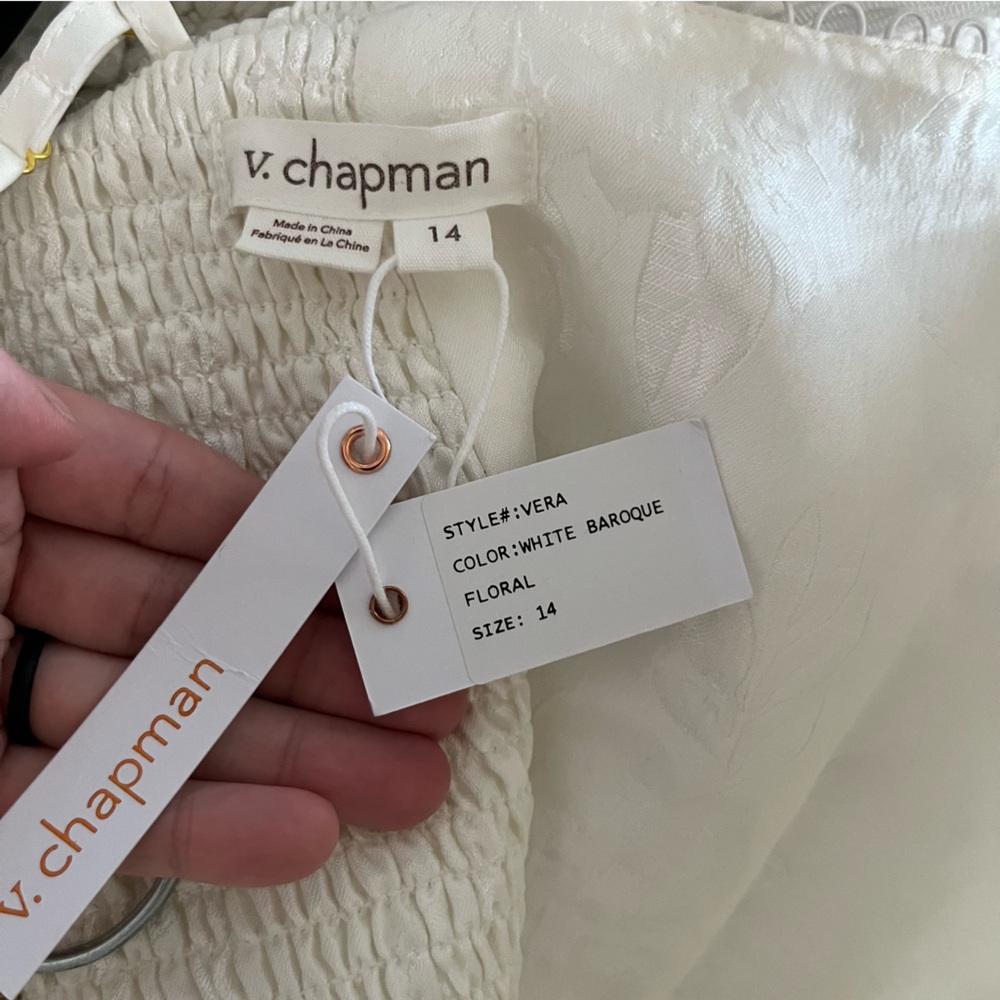 V. Chapman White Midi Dress - Picture 12 of 12